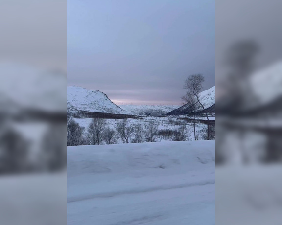 Elisa Dreams aka elisadreams OnlyFans - Sunrise over Tromso, MAGNIFICENT