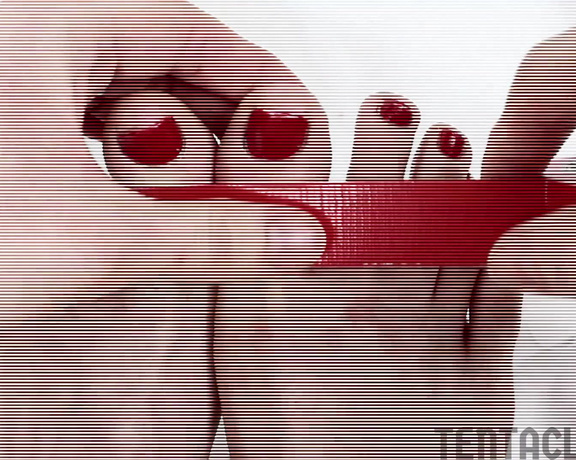 Tentacle Porn aka tentacleporn OnlyFans - Continiung the red theme for Valentines month! Foot bondage! 15 mins [CW Flashing image in the