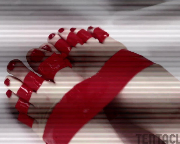 Tentacle Porn aka tentacleporn OnlyFans - Continiung the red theme for Valentines month! Foot bondage! 15 mins [CW Flashing image in the