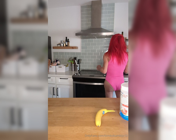 Bambi Jo aka bimbobambijo10 OnlyFans - Saturday = Protein Day  Getting ready for my next scene!  Check