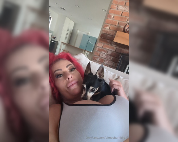 Bambi Jo aka bimbobambijo10 OnlyFans - Yes…my little lover is a boob guy… I require a tip for this video due