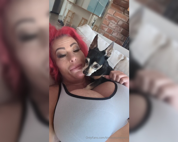 Bambi Jo aka bimbobambijo10 OnlyFans - Yes…my little lover is a boob guy… I require a tip for this video due