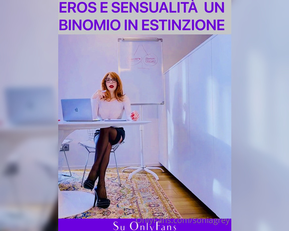 Sonia Grey aka soniagrey OnlyFans - EROTISMO O PORNOGRAFIA #eros #professoressa #vip #intellektualdominance