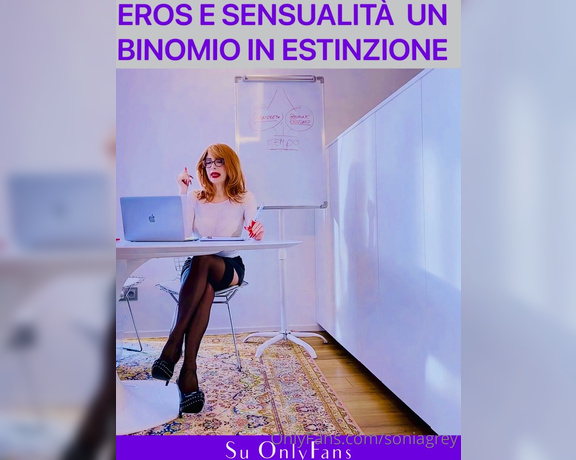 Sonia Grey aka soniagrey OnlyFans - EROTISMO O PORNOGRAFIA #eros #professoressa #vip #intellektualdominance