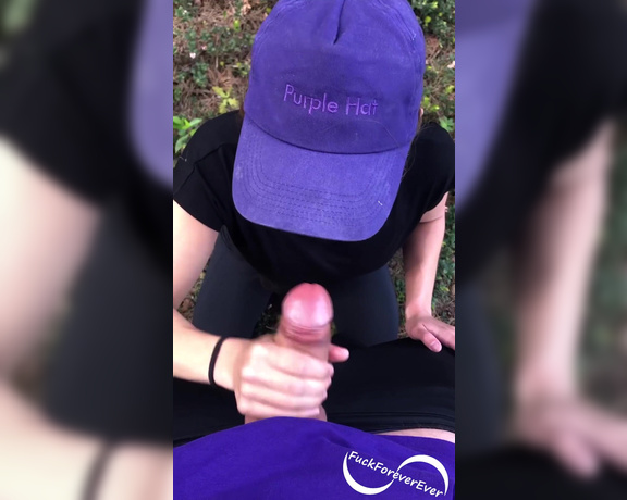 FuckForeverEver aka fuckforeverever OnlyFans - The last reupload! A sneaky blowjob in the forest