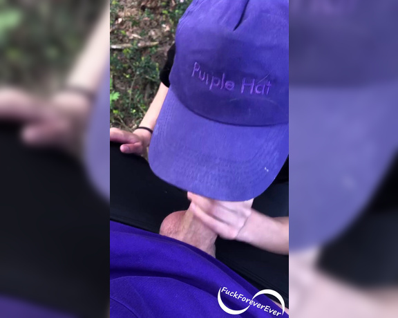 FuckForeverEver aka fuckforeverever OnlyFans - The last reupload! A sneaky blowjob in the forest