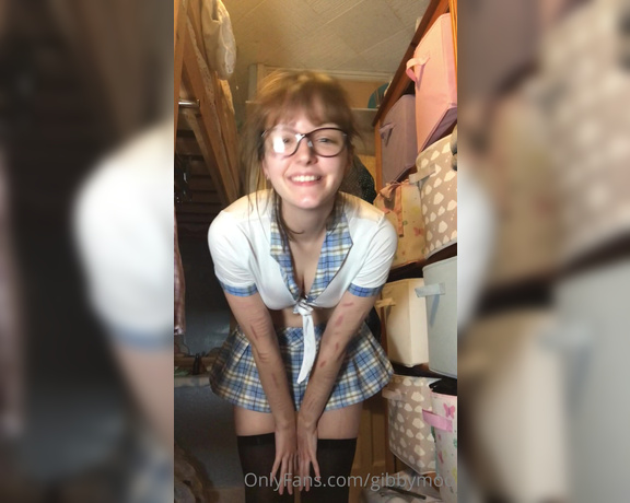 Gibbymoo aka gibbymoo OnlyFans - Teaser in my favourite naughty school girl costume