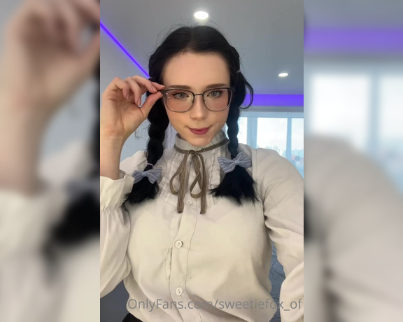 Sweetie Fox aka sweetiefox_of OnlyFans - Im such a bad girl, will you be my teacher