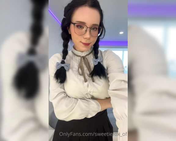 Sweetie Fox aka sweetiefox_of OnlyFans - Im such a bad girl, will you be my teacher