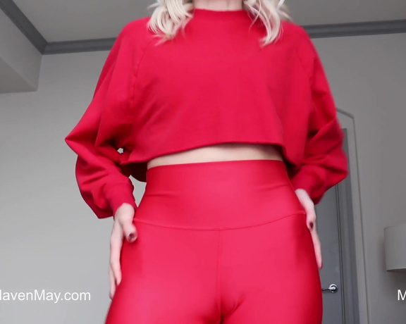 MavenMay - Cameltoe Tease, Camel Toe, Femdom POV, Humiliation, Tease & Denial, Verbal Humiliation, ManyVids