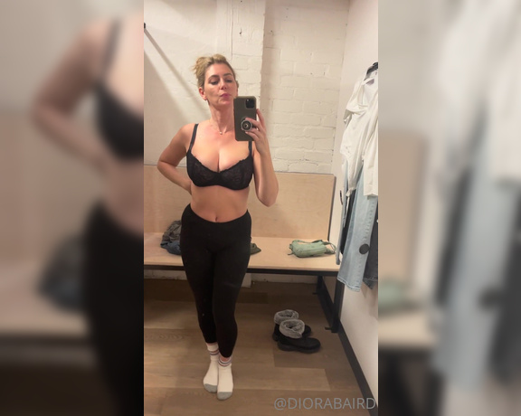 Diora Baird aka diorabaird OnlyFans - It’s March and my boobs still making trying on clothing a challenge Full vid being sent