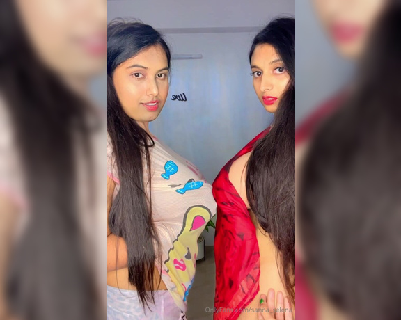 Sanna and Selena aka sanna_selena OnlyFans Video - Want some full nuude viideo caalll from us