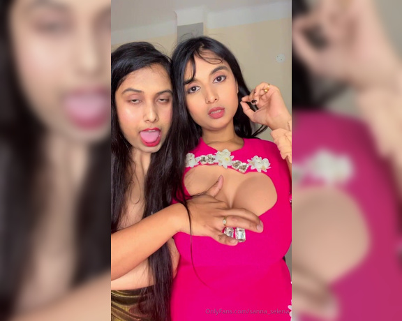 Sanna and Selena aka sanna_selena OnlyFans Video - Sannatis booobs are so soft , selena enjoyed a lot