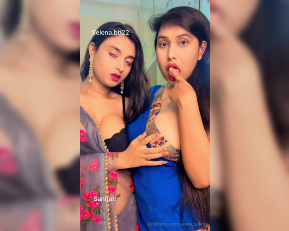 Sanna and Selena aka sanna_selena OnlyFans Video - Sannati selena booob press