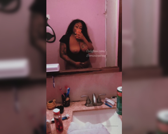 Dominicanraq aka dominicanraq OnlyFans Video - Before the shower let me show you how sexy my body look baby after hop in