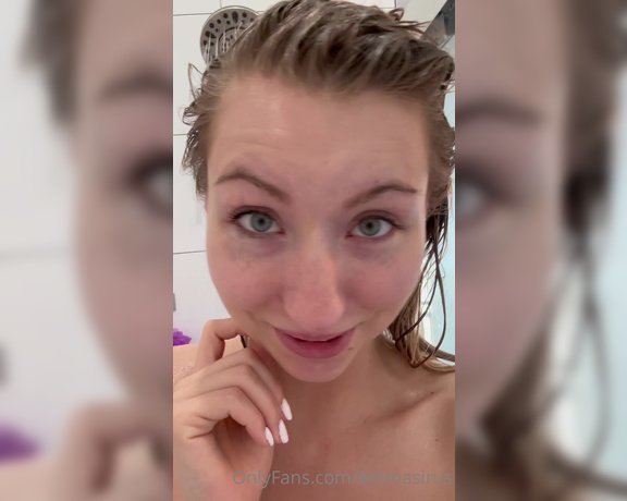 Emma Sirus aka emmasirus OnlyFans Video - Heres a little shower update about filming