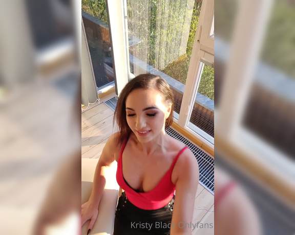 Kristy Black aka kristyblack OnlyFans Video - Isnt that a romance, sun beautifully shining and a pretty dick to grab  lutro