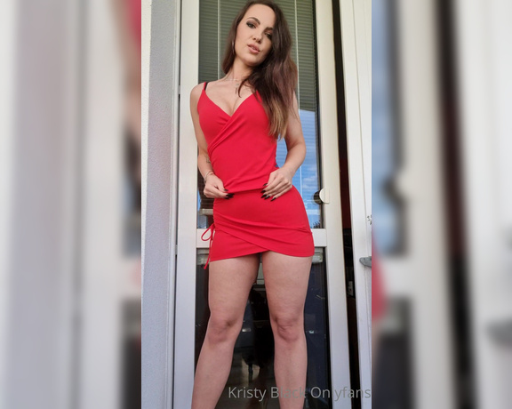 Kristy Black aka kristyblack OnlyFans Video - Would you take me for a dinner dressed like that or I will need to change