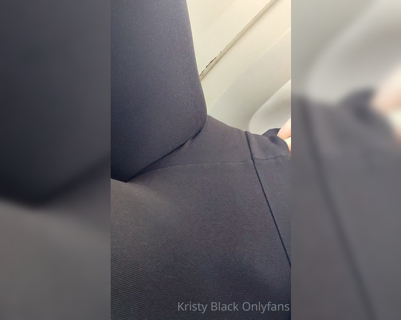 Kristy Black aka kristyblack OnlyFans Video - I wasnt in a reading mood in the plane but what to do 2,5 hours then