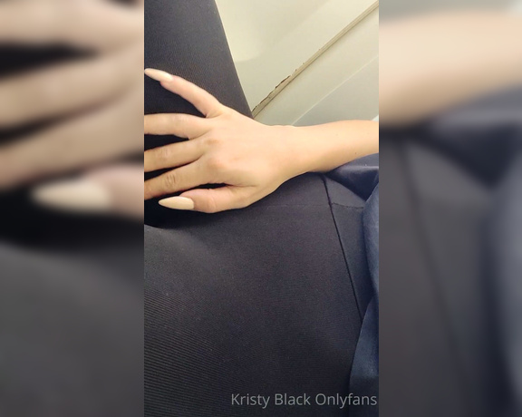 Kristy Black aka kristyblack OnlyFans Video - I wasnt in a reading mood in the plane but what to do 2,5 hours then