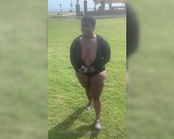 Niamilkmarie aka niamilkmarie OnlyFans Video - At The Beach Lit