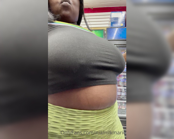 Niamilkmarie aka niamilkmarie OnlyFans Video - Turning up in corner store near you