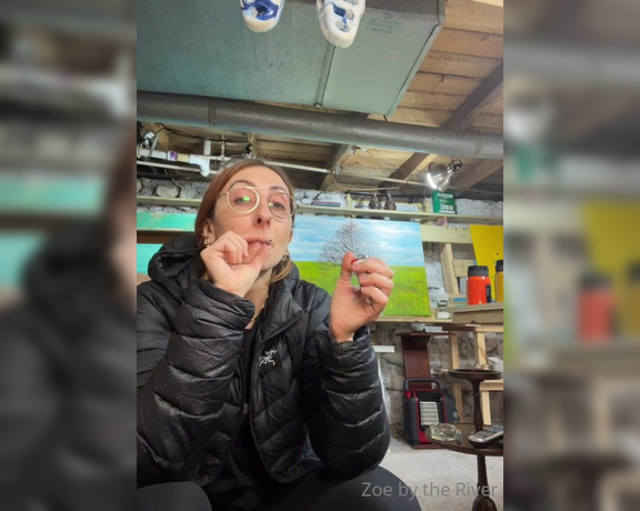 Zoe by the River aka zoebytheriver OnlyFans Video - Wanna hang, shmoak a doobie, and listen to jams with me while I wait for the