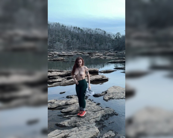 Zoe by the River aka zoebytheriver OnlyFans Video - Took a walk on the wild side with darkstripe  And if ya couldnt tell cuz