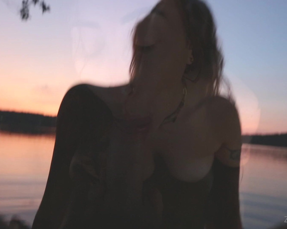 Zoe by the River aka zoebytheriver OnlyFans Video - Dark Stripe and Zoes First Time _ Fucking on the Edge of the Water At