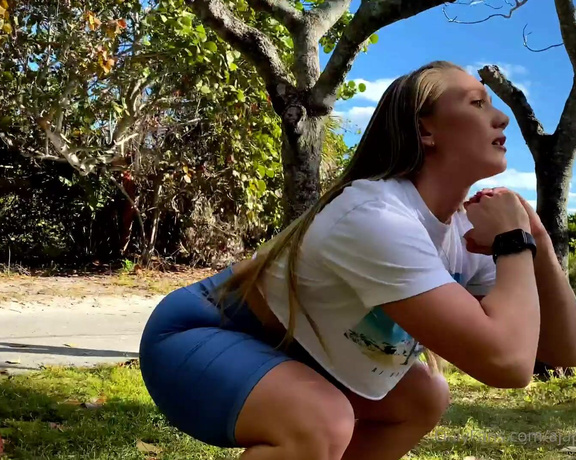 AJ Applegate aka ajapplegatevip OnlyFans Video - The ultimate booty workout I promise your glutes will be on  Repeat each exercise 15x