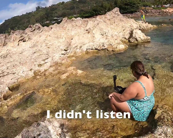 Mila Loves aka milaloves OnlyFans Video - Hawaii Vlog North Shore  Tide Pools A glimpse into a mellow sunday