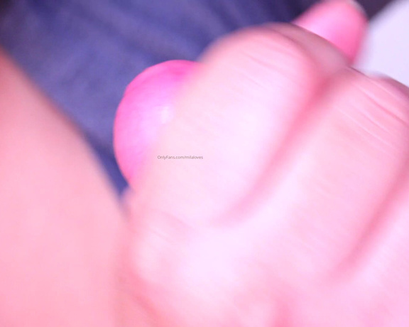 Mila Loves aka milaloves OnlyFans Video - Upclose Cumshot Handjob Mouth View Session 4k ASMR POV  Enjoy a closer look into a