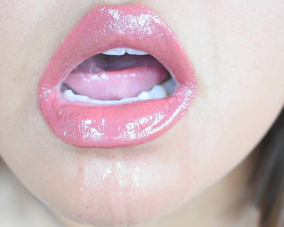 Mila Loves aka milaloves OnlyFans Video - ASMR Mouth Fetish  A lovely combination of pouty pink lips and drool play