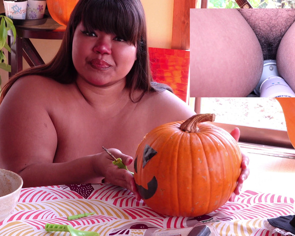 Mila Loves aka milaloves OnlyFans Video - Pumpkin Carving Daily Life Vlog, September 28th