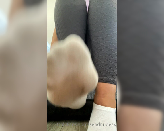 Patricia Tarka aka sendnudesx OnlyFans Video - Which little piggy wants to buy my sweaty socks after I ran 15k