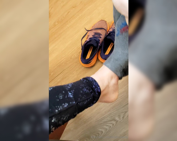 Lucy Tisane aka lucytisanevip OnlyFans Video - Dirty running socks and shoe removal