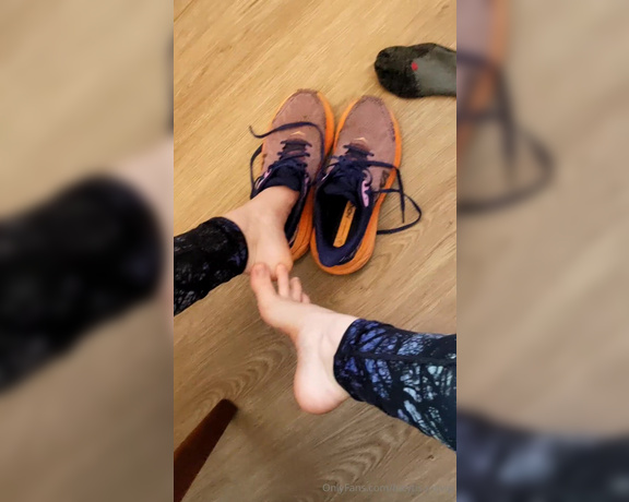 Lucy Tisane aka lucytisanevip OnlyFans Video - Dirty running socks and shoe removal