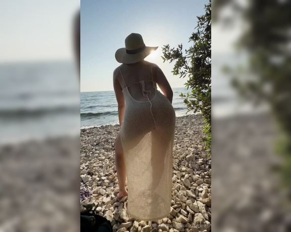 Lucy Tisane aka lucytisanevip OnlyFans Video - Perfect beach outfit to enjoy the evening sun  Leave a  if I can make