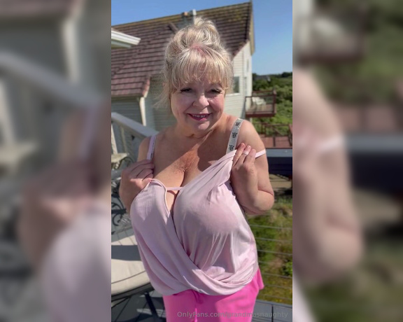 GrandmasNaughty aka grandmasnaughty OnlyFans Video - Its a bit nippy