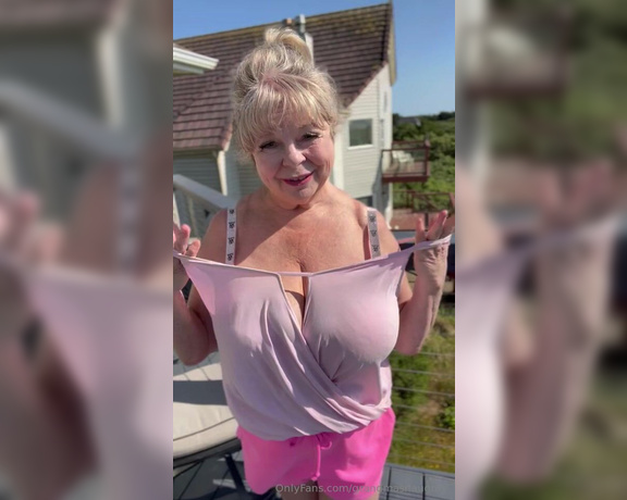 GrandmasNaughty aka grandmasnaughty OnlyFans Video - Its a bit nippy