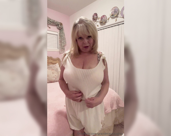 GrandmasNaughty aka grandmasnaughty OnlyFans Video - Good morning  Are you enjoying seeing me daily