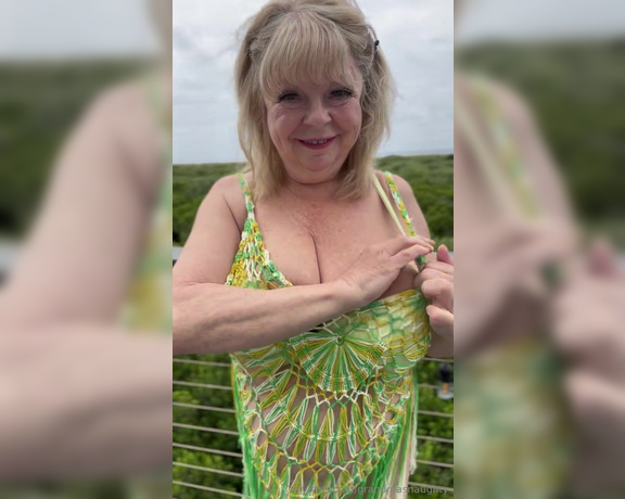 GrandmasNaughty aka grandmasnaughty OnlyFans Video - Its been awhile since Ive been to a nude beach