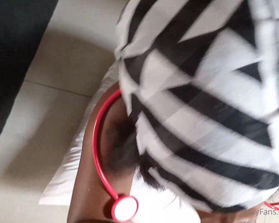 Black Daisy aka blackdaisy OnlyFans Video - Roleplay Nurse Daisy collects a patients sperm sample and tells him to cum inside her mouth