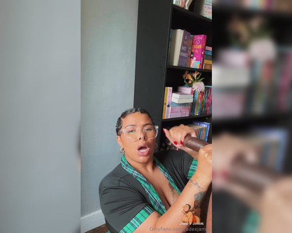 Jade & Jamal aka jadexjamal OnlyFans Video - Thats a naughty librarian