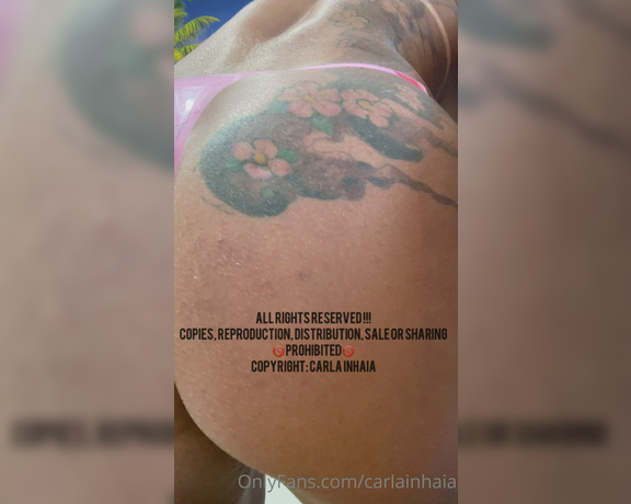 Carla Inhaia aka carlainhaia OnlyFans Video - After my tanning session, I love recording videos for you to see how my tan looks