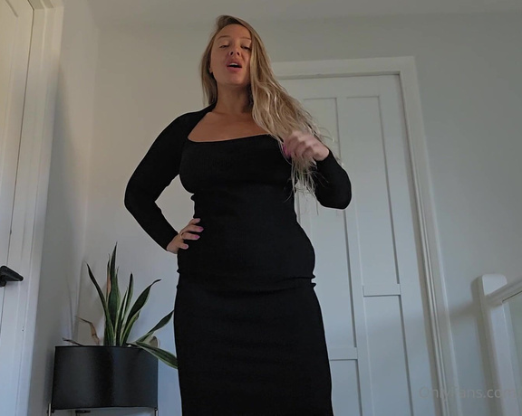 Beth Bennett aka bethundressed OnlyFans Video - oh slave, look how desperate and pathetic you look down on your knees in front of