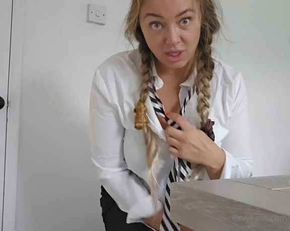 Beth Bennett aka bethundressed OnlyFans Video - the teacher in charge of detention is a dirty old perv