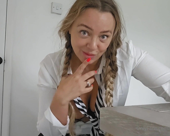 Beth Bennett aka bethundressed OnlyFans Video - the teacher in charge of detention is a dirty old perv