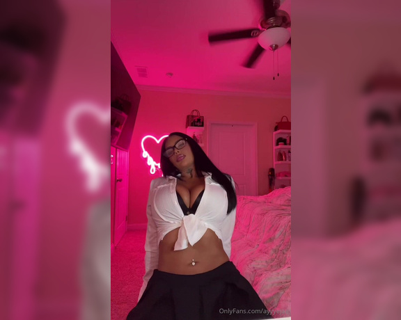 Ayyyejae aka ayyyejae OnlyFans Video - If you were my teacher, would you be able to resist the urge to fuck me