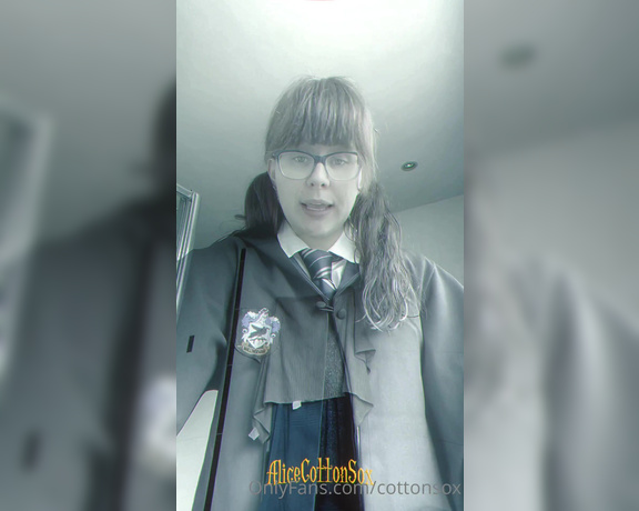 Alice CottonSox aka cottonsox OnlyFans Video - Moaning myrtle spying on you touching your cock  Bundle is coming soon Ive had a